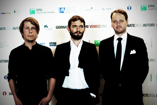 Il gruppo musicale Sigur Ros (Orri Pll Dyrason, Kjartan Sveinsson e Georg Holm)