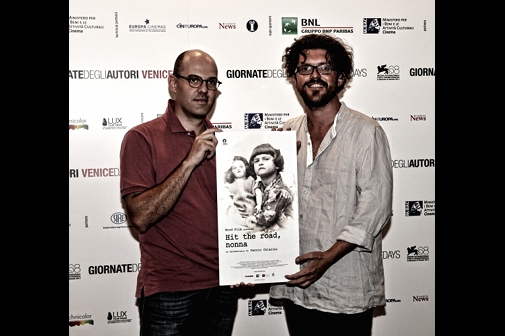 The filmaker Duccio Chiarini and the producer Tommaso Arrighi