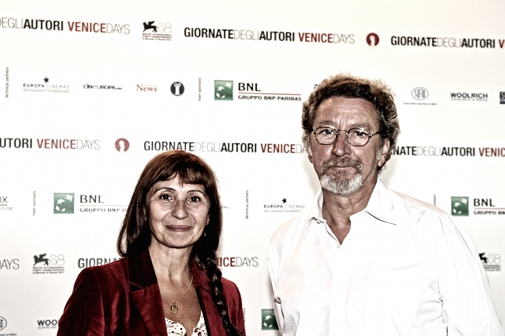 The filmaker Robert Guediguian and the actress Ariane Ascaride